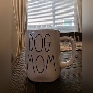 Rae Dunn White 'Dog Mom' Mug